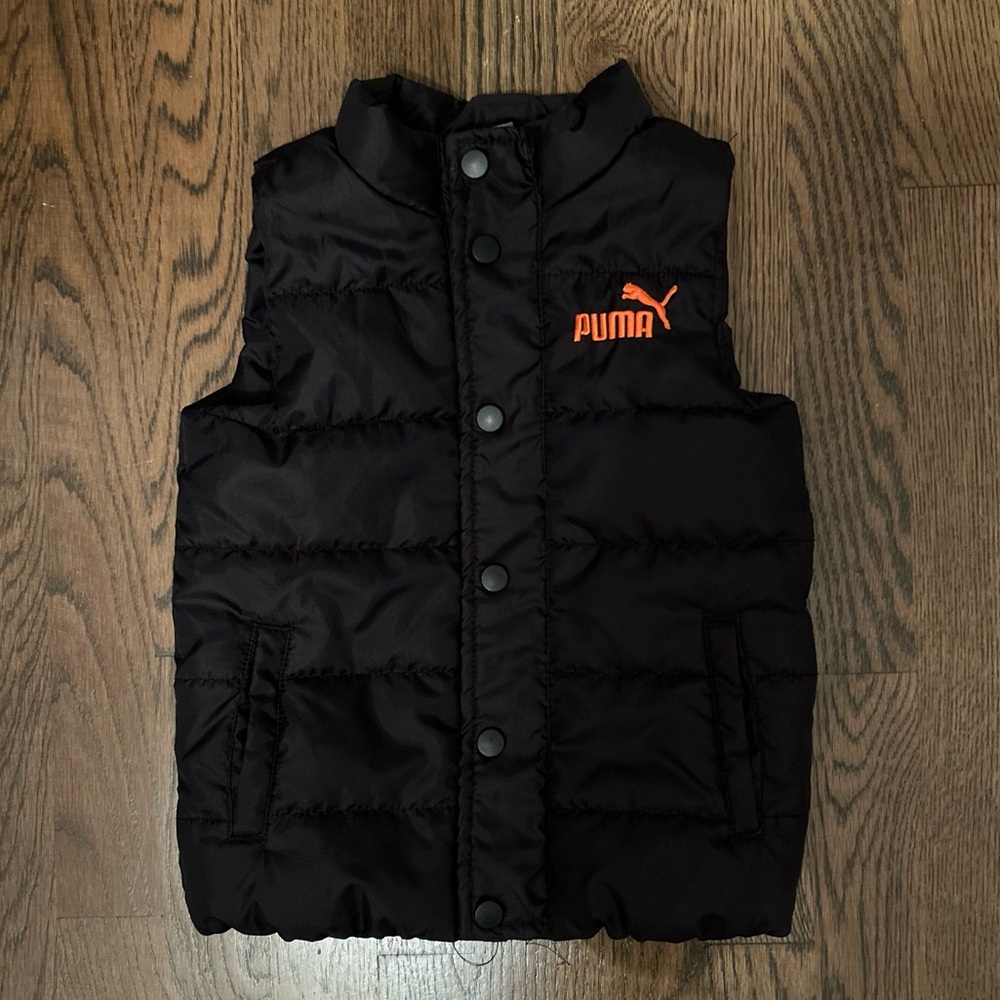 Puma Black Quilted Vest